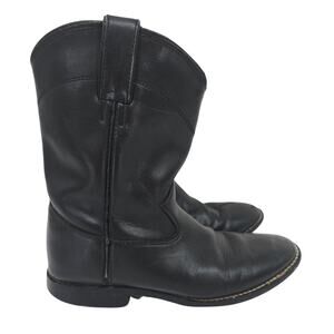 Justin Boys Western Cowboy Boots Black 2
